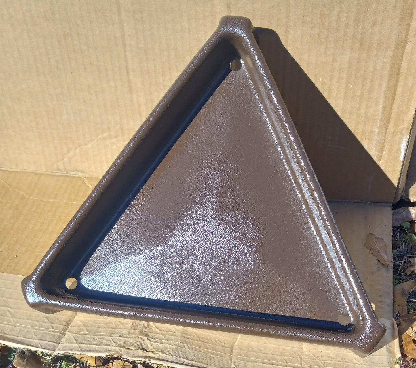 Nichols 24” Brown Triangle Bird Feeder Stand