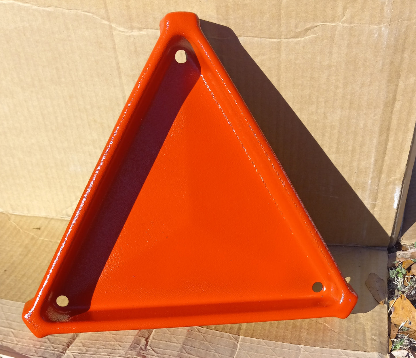 Nichols 18” Red Triangle Bird Feeder Stand