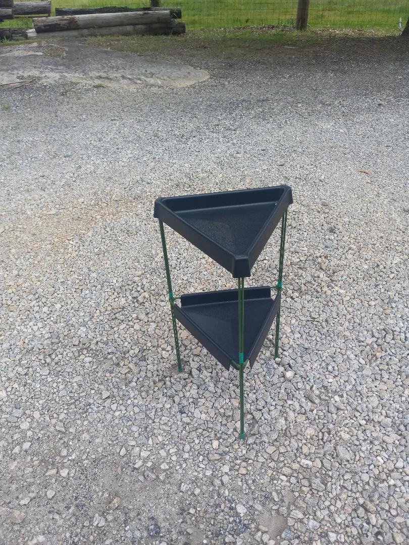 Nichols 24” Black Triangle Bird Feeder Stand