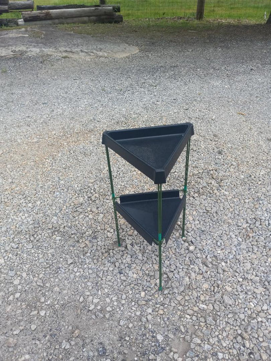 Nichols 24” Black Triangle Bird Feeder Stand