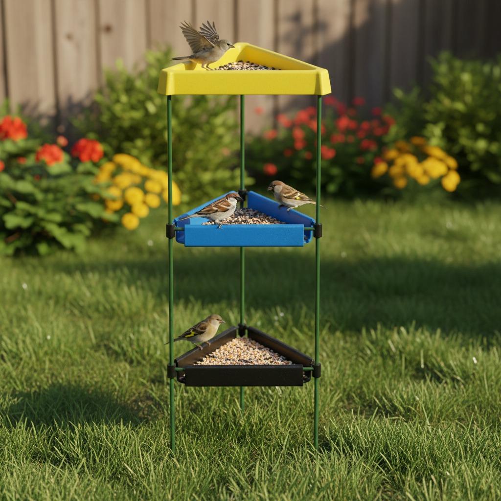 Nichols 36” Triangle Bird Feeder Stand